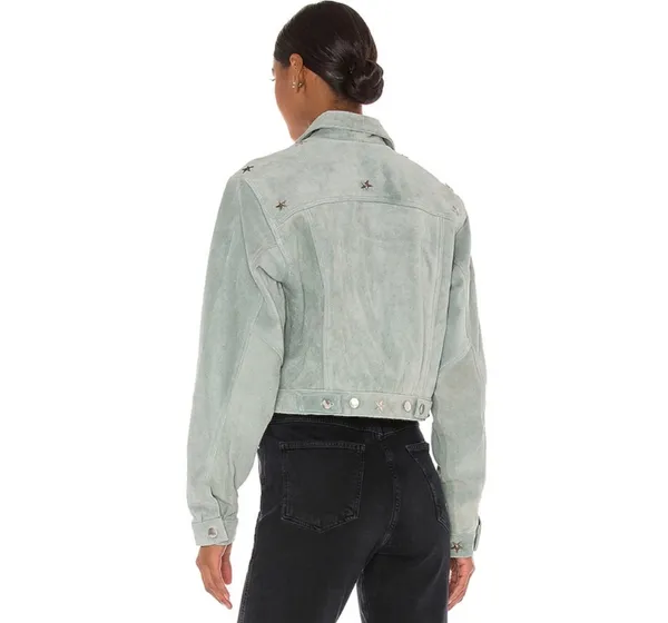 Understated Leather Lucky Stars Jacket in XSmall - Image 3