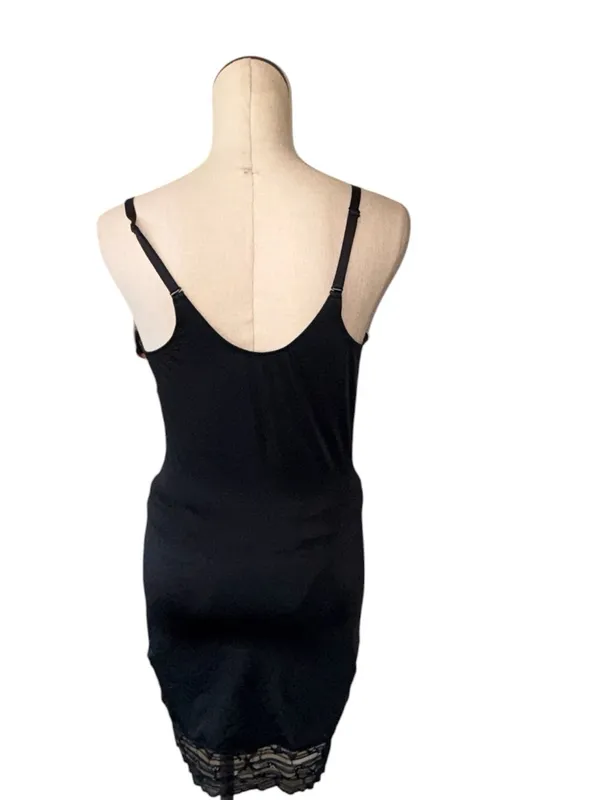 NWT SPANX Lace Underwire Full Slip Dress Very Black #10070R SZ-1X - Image 7
