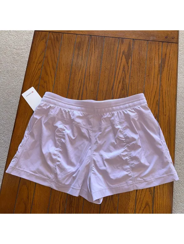 Lululemon Dance Studio High Rise Relaxed Short 3.5” Lilac Play Size XL/12 NWT - Image 2