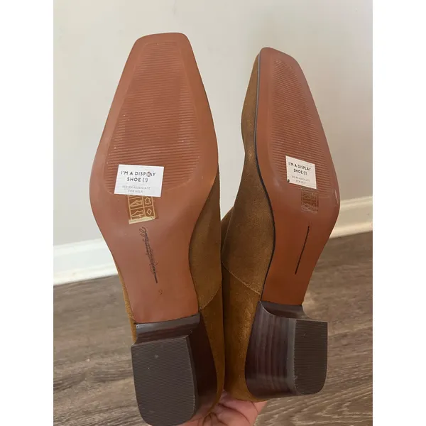 The Lexie Ankle Boot in Warm Chestnut Suede Size 9 - Image 6