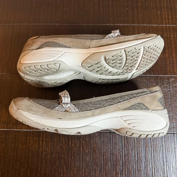 Merrell Encore Ballet Brindle Womens 8.5 Tan Mesh Suede Comfort Walking Shoes - Image 6