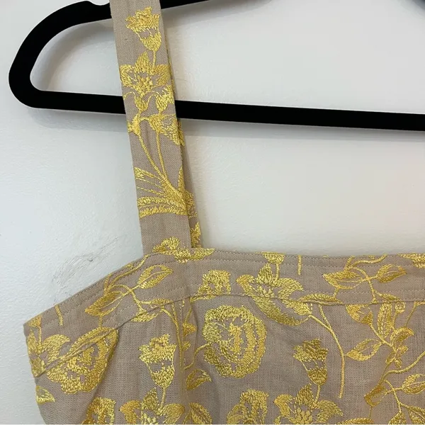 Tularosa Soree Dress in Yellow Floral - Image 7