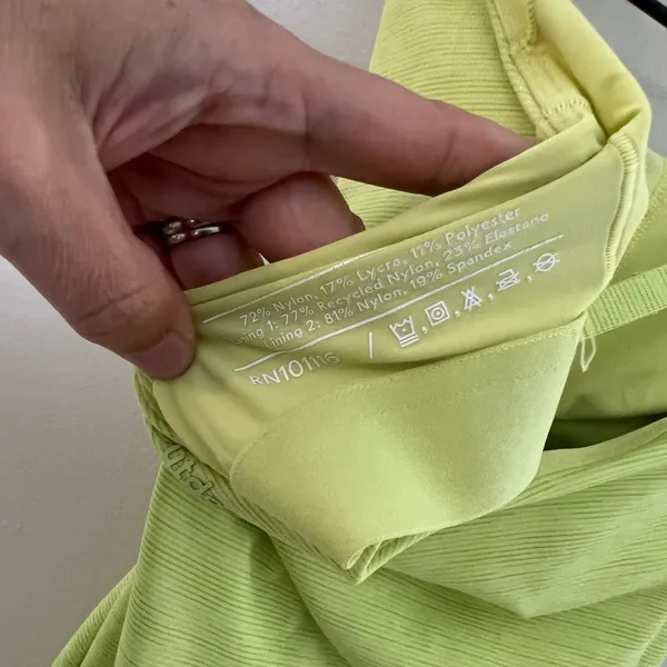 OUTDOOR VOICES- The Exercise Dress Heathered Yellow Size XS - Image 6