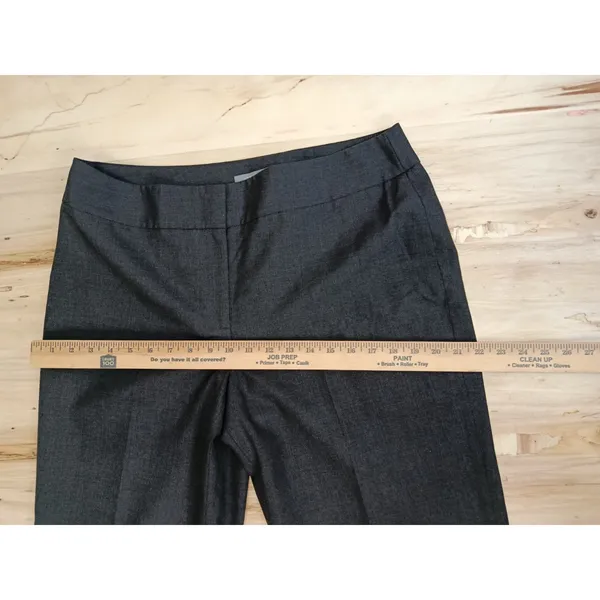 Ann Taylor Curvy Fit Pants Womens 12 Gray Wool Blend Lined Dress Trousers Work - Image 13