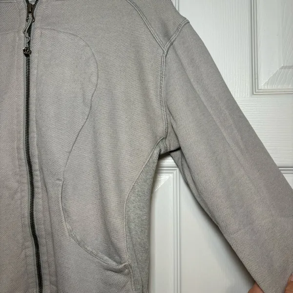 Lululemon Grey Zip Up Sweatshirt - Image 11