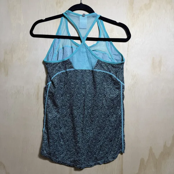 Nike Dri-FIT Racerback Tank Top‎ Women’s Small Blue Print Athletic Running Gym - Image 8