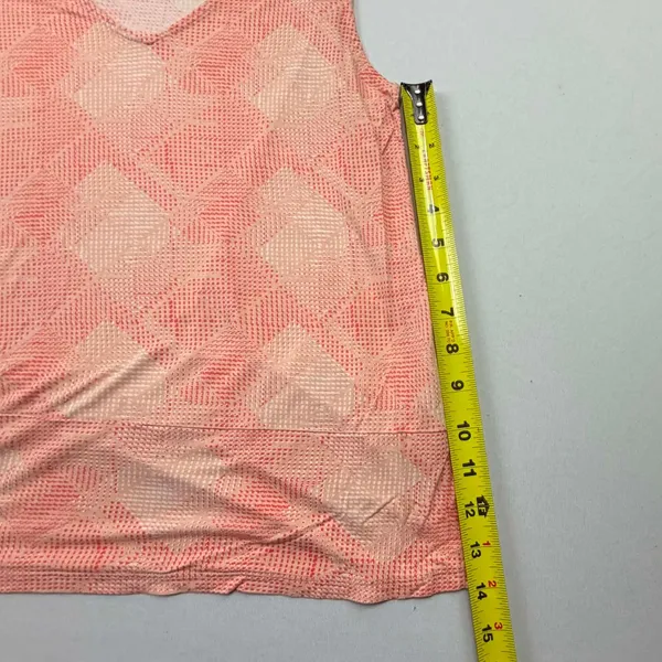 Old Navy Sleeveless V-Neck Tank Top with Geometric Pattern and Side Slits - Image 4