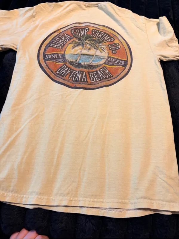 Vintage Women’s Light Yellow Pocket Tee with Surf Graphic - Image 5