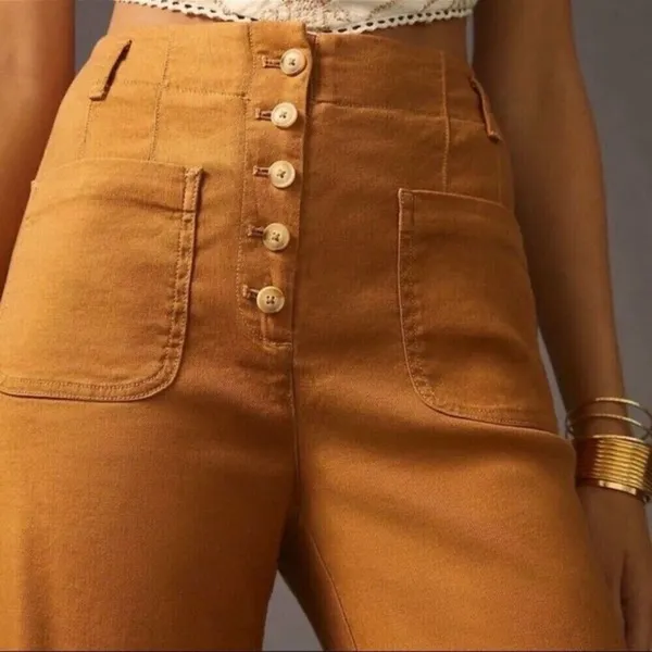 Maeve Anthropologie Wide Leg Pants - Image 2