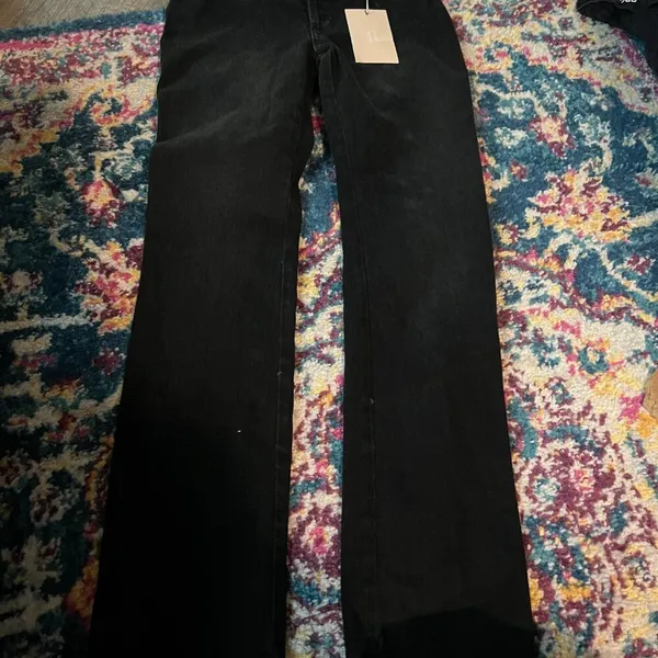 Revice Hourglass Fit Love Noir Black Size 24 90s Straight Leg Mom‎ Jeans NEW - Image 9