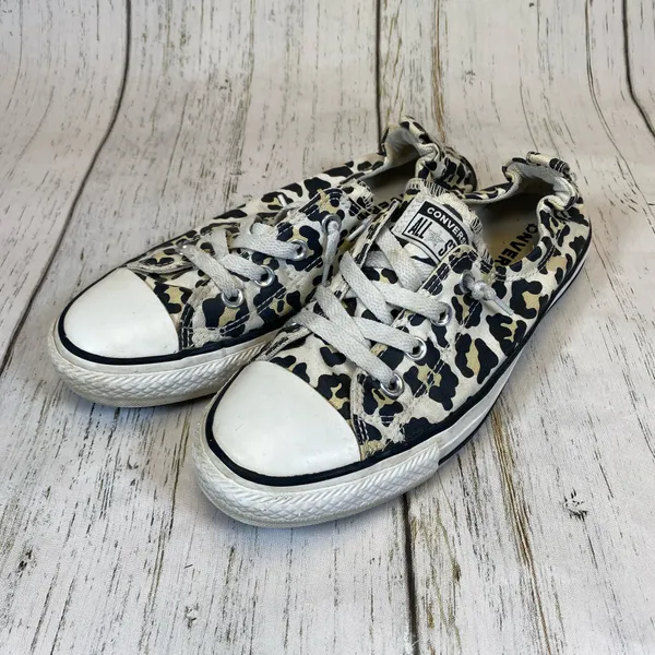 Converse Chuck Taylor All Star Shoreline Slip On Sneaker Leopard Size 9.5 - Image 2