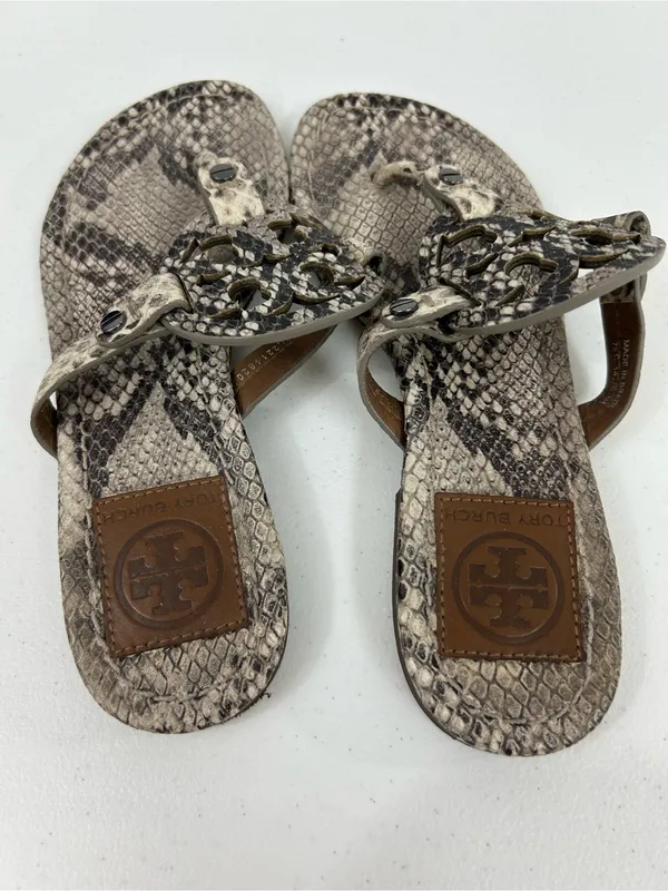 Tory Burch Snakeskin Miller Size 5 - Image 2