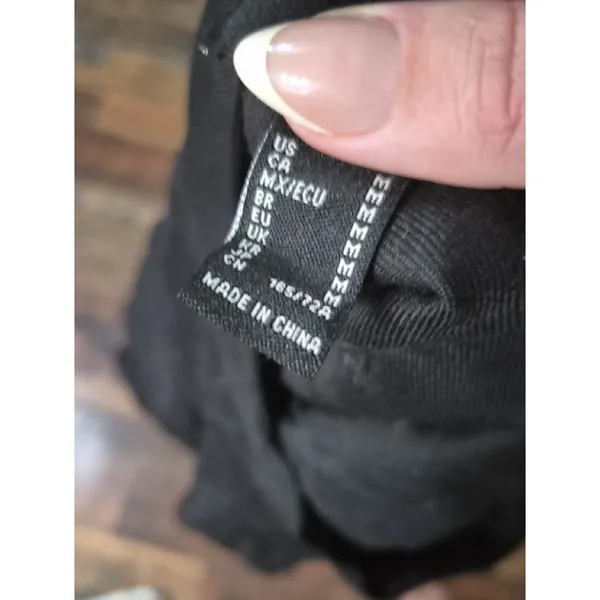 Black Pleated Mini Skirt - Women Medium Gorpcore Preppy Emo - Image 5