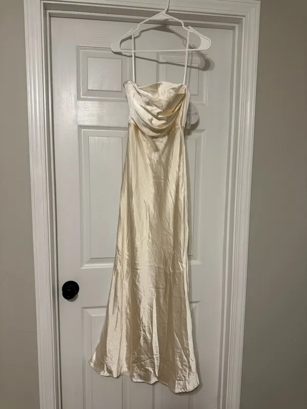 NWT Selfie Leslie Champagne dress - Image 2
