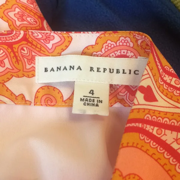 FINAL MARKDOWN LADIES banana republic paisley skirt 4 - Image 5