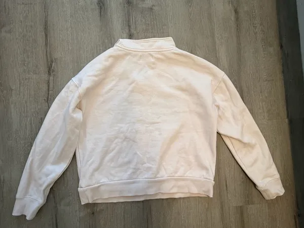 Sportsgirl Cream Zip-Up Sweatshirt with Multicolor Logo - Image 5