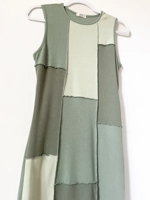 Ardene Colorblock Dress Size L - Image 3