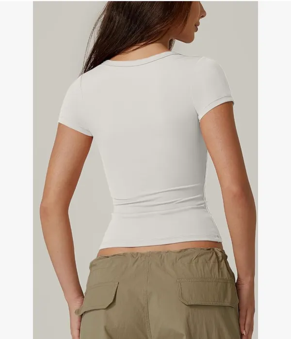 Quinsen V Neck T Shirt Size XS - Image 2