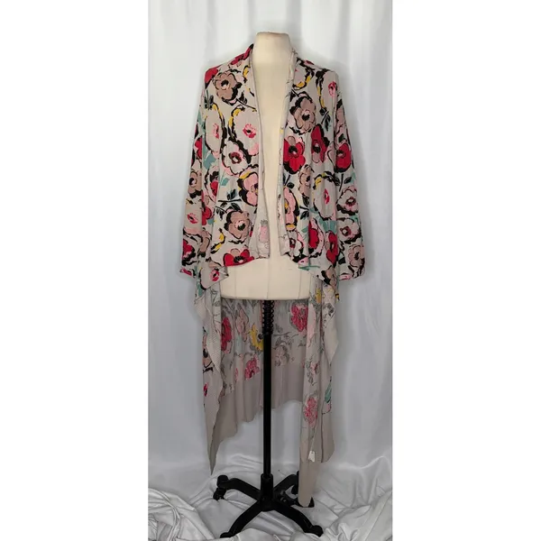 Anthropologie SPARROW Flora Exemplar Long Duster Cardigan‎ Sweater Linen Medium - Image 2