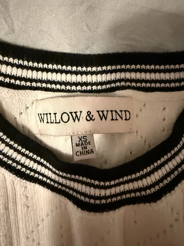 Willow and wind cropped sweater vest White Size XS - Image 2