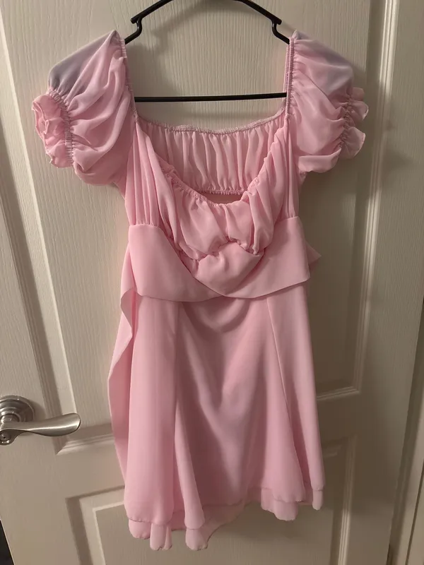 lucy in the sky mini pink dress - Image 4