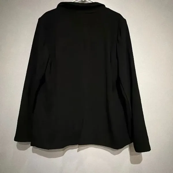 Tahari Women’s XL Black Stretch One-Button Blazer Jacket NWT Career Workwear NEW - Image 7