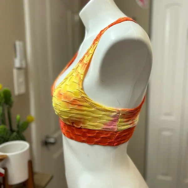 Orange and yellow Crop top Size M - Image 2