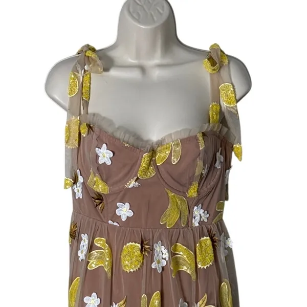 For Love & Lemons Fruitpunch Sequin‎ Mini Dress Size M - Image 13