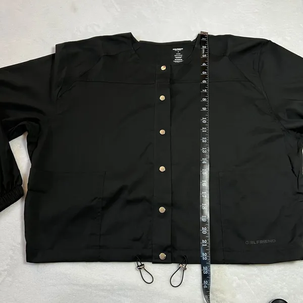 NEW Girlfriend Collective Raquel Snap Front Jacket Size M Athleisure Lightweight - Image 10