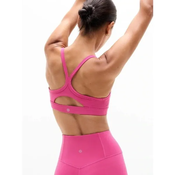 New Athleta M Vital Bra Jewel Pink Medium Cup D-DD - Image 4