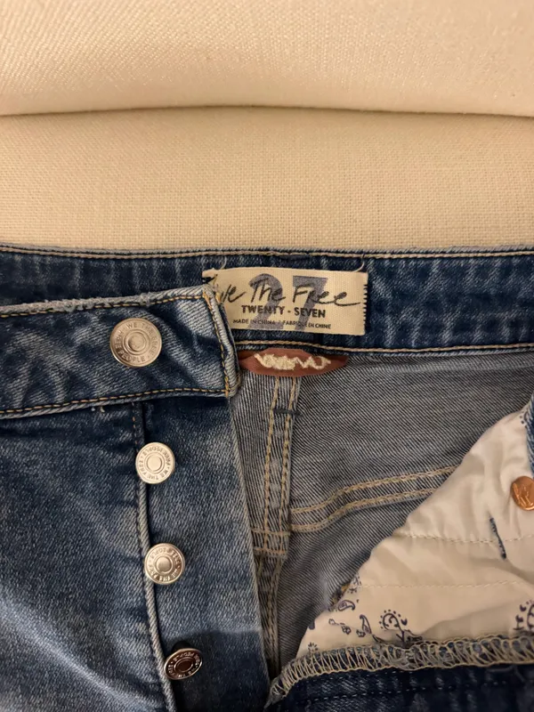 Free People Jean Shorts - Image 2