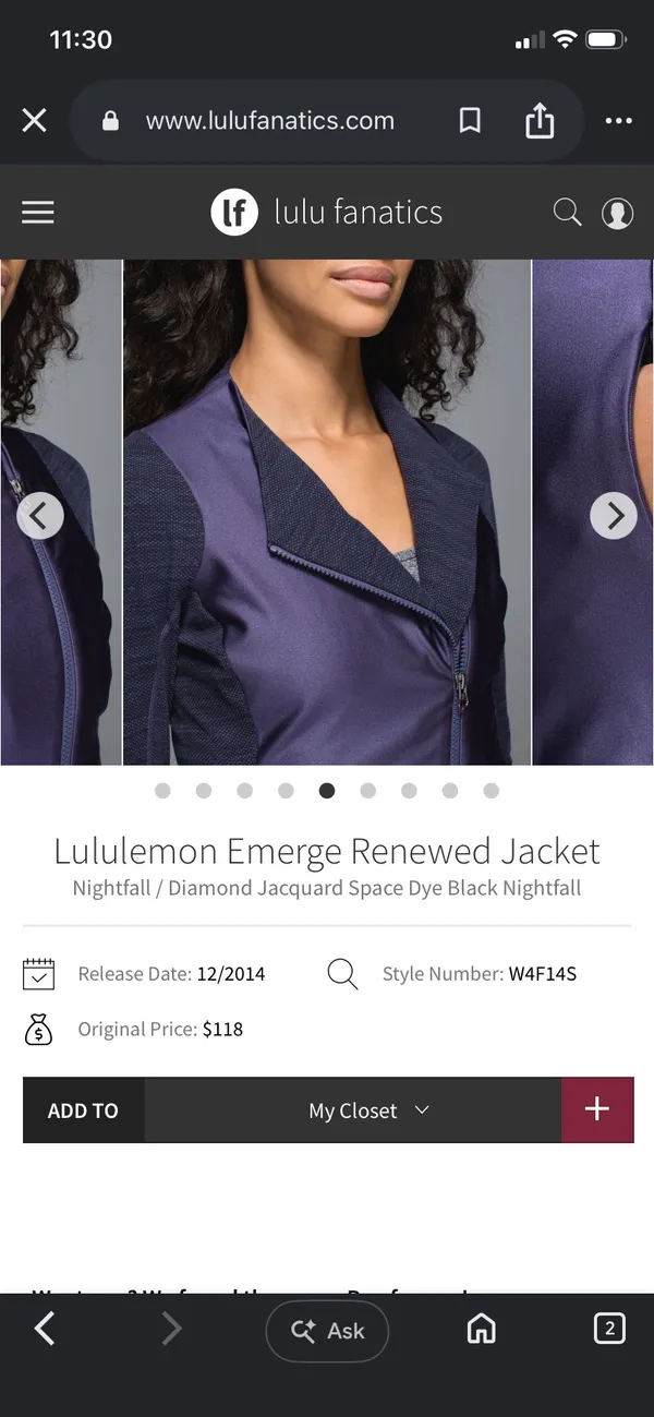 Lululemon Emerge Renewed Jacket - Image 5