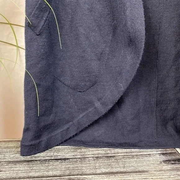 Gymshark Women's Black Knit Oversized Open Front Sweater M - Image 4
