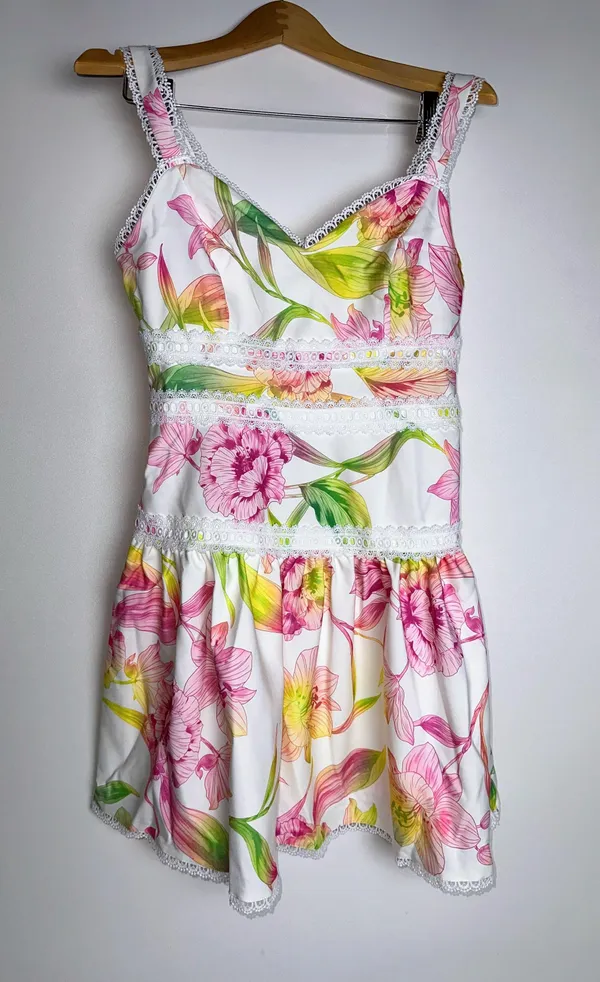 Floral Fit And Flare Dress - Image 5