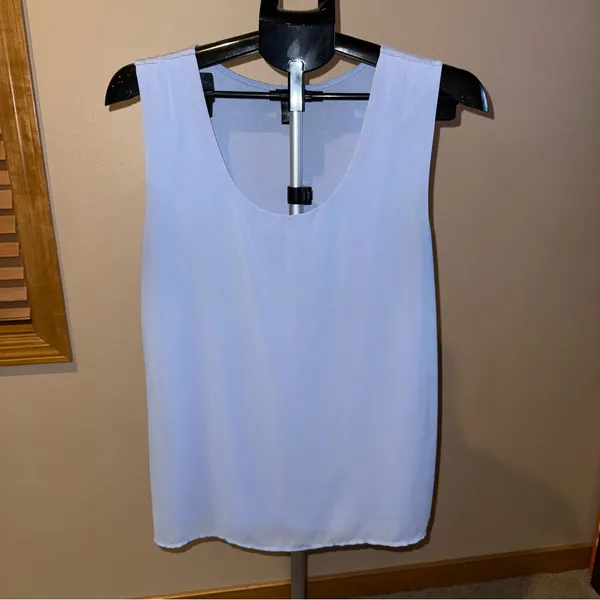 Ann Taylor Factory Light Blue Tank Top - Image 4