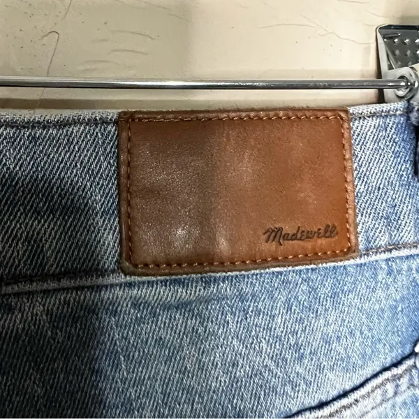 Madewell The Perfect Vintage Straight Distressed High‎ Rise Denim Jeans - Image 10