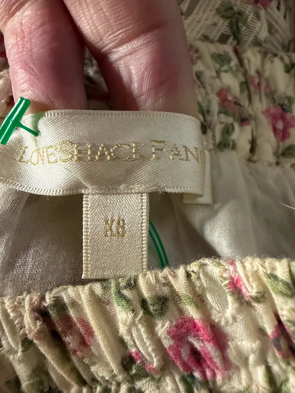 LoveShackFancy Diamond Skirt in Petunia Pink Size XS - Image 4
