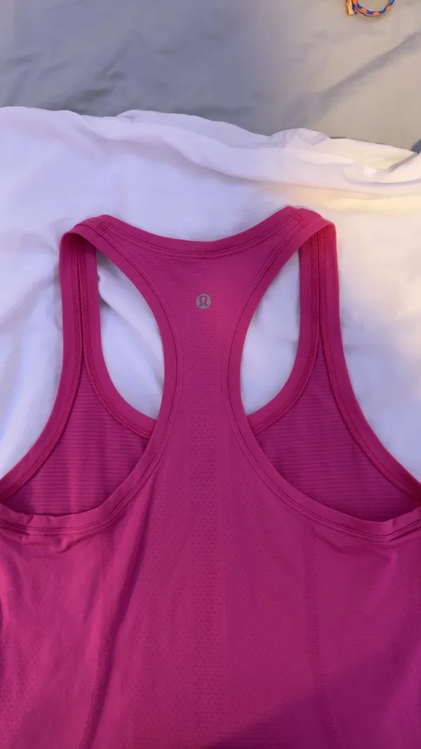 Sonic Pink Lululemon Racerback Tank - Image 5