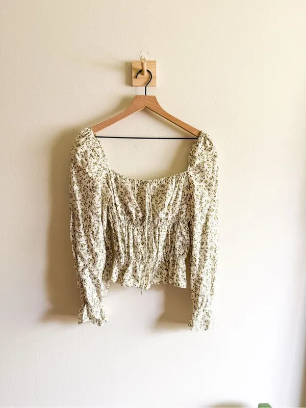 Reformation Pimento Linen Top Size L - Image 4