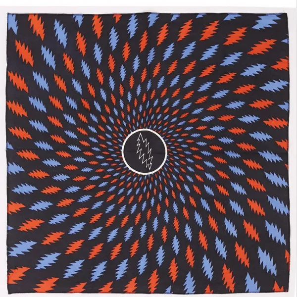 Grateful Dead Lightning Bolt Bandana Unisex - Image 3