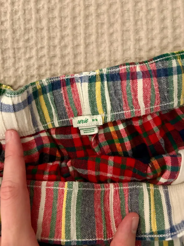 Aerie Plaid Multicolor Pajama Set - Image 6