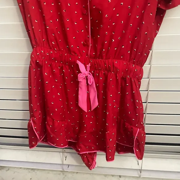Victoria's Secret pajama shorts romper med - Image 3