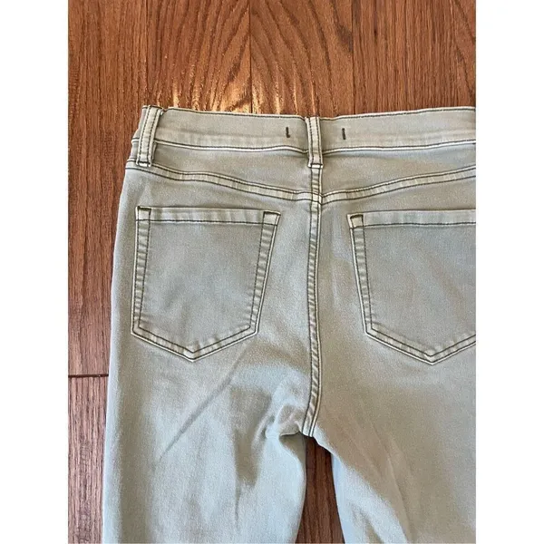 Free people green skinny jeans size 27 - Image 9