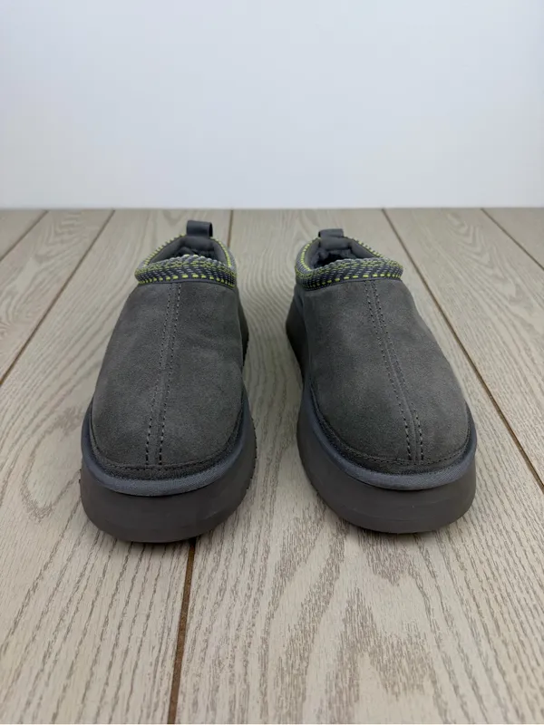 Koolaburra by UGG Women's Burree Platform Slippers US9 Cloud Grey & Green $90 - Image 2
