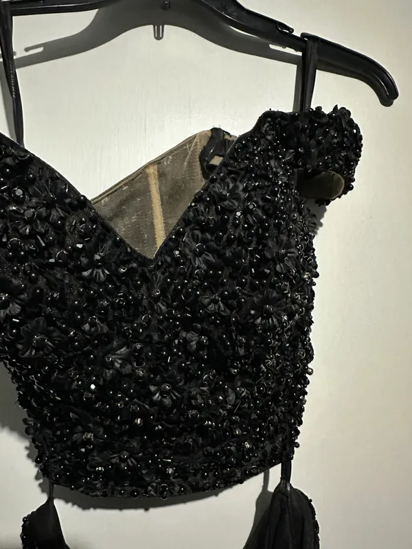 Black 2 Piece Prom Dress - Image 3