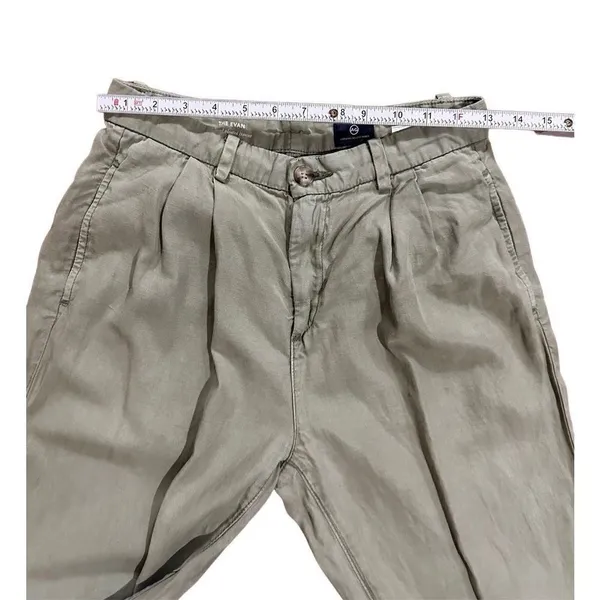 Adriano Goldschmied Green‎ The Evan Relaxed Pleated Trouser Pants Sz 25R NEW - Image 8