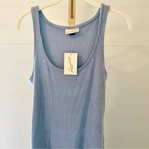 Universal Thread Blue Knit Midi Slip Dress‎ - Image 3
