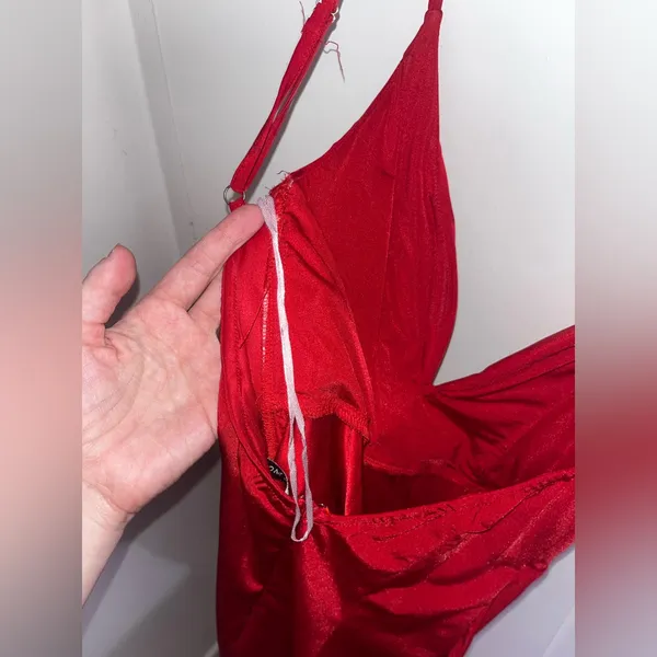 Hello Molly Red Mini Dress - Image 9