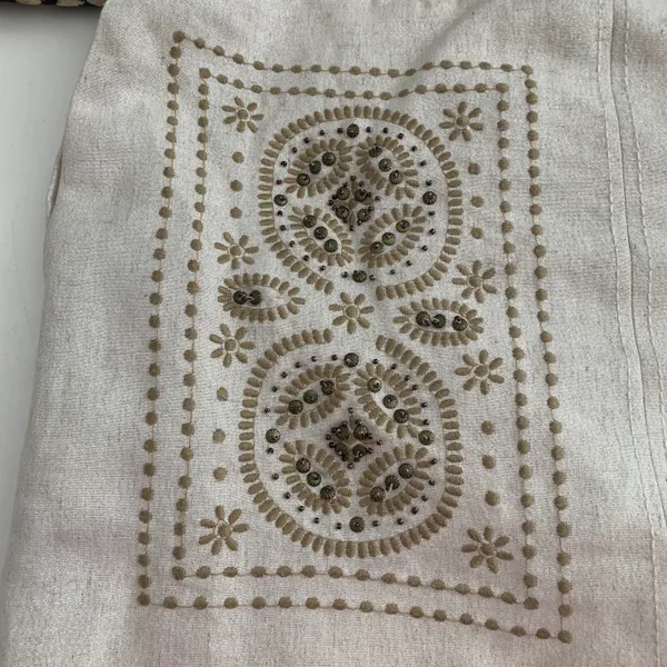 Anthropologie EUC Floreat Embroidered Embellished Pencil Skirt - Image 4