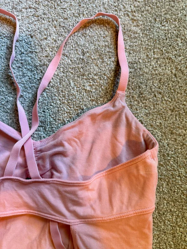 Colsie Target Balletcore Pink Bodysuit - Image 5